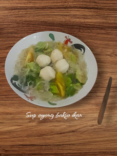 Foto resep Sup Oyong Bakso Ikan