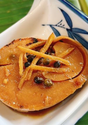 Hình của món Củ Hũ Dừa Kho Tiêu Xanh.