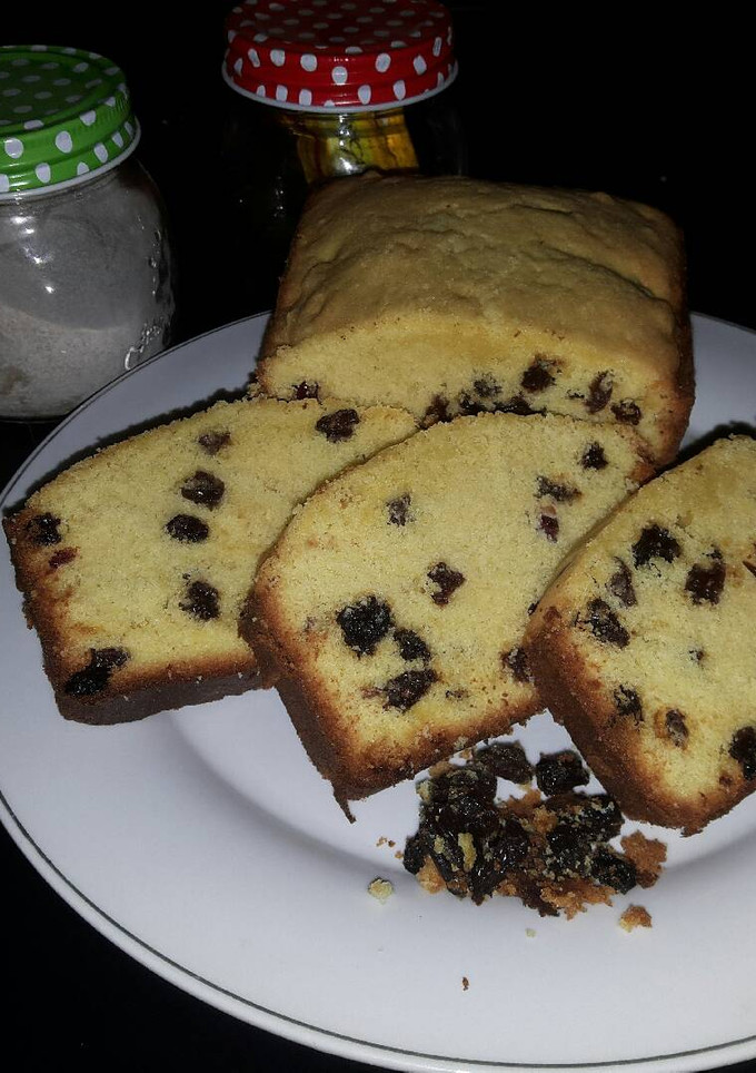 Foto resep Raisin With Dried Cranberry Pound Cake