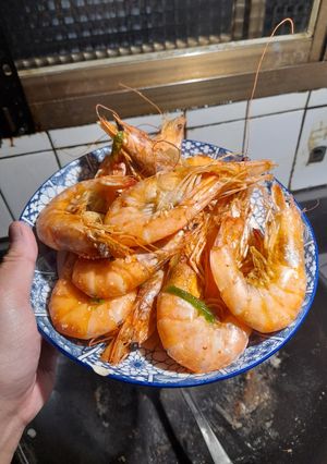 簡易鹽焗蝦 的食譜成品照片