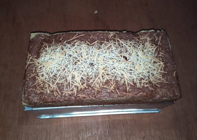 Brownies panggang chocodrink 2 telur😍