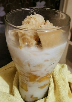 Foto resep Mango Sago Pomelo (Es Segar Mangga + Jeruk Bali)