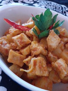 Foto resep 16. Sambal goreng tahu kentang