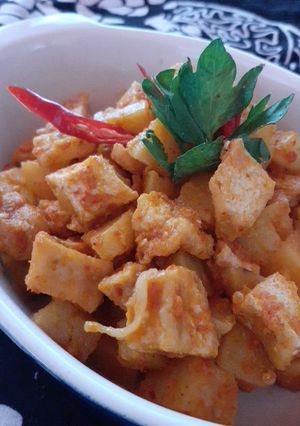 Foto resep 16. Sambal goreng tahu kentang