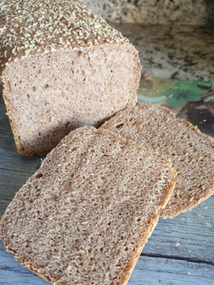 Una foto de Pan de espelta integral 100% (en panificadora)