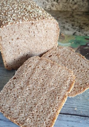 Una foto de Pan de espelta integral 100% (en panificadora)