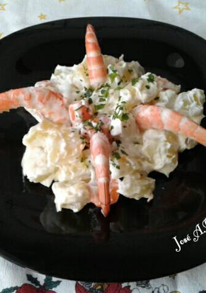 Una foto de Ensaladilla de langostinos