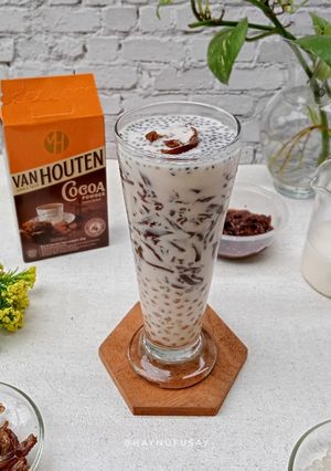 Foto resep Es Jelly Coklat Kurma