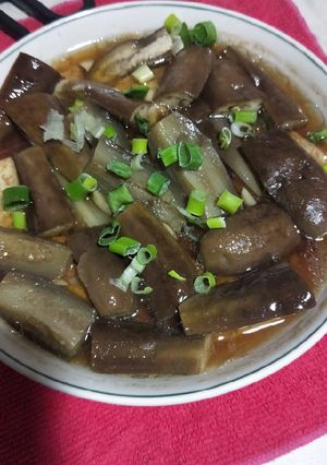 清蒸茄子燒嫩豆腐 的食譜成品照片