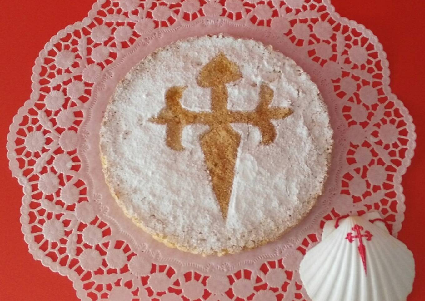 Tarta de santiago tradicional con Thermomix