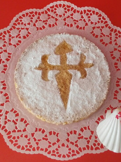 Una foto de Tarta de santiago tradicional con Thermomix