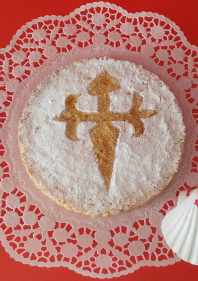 Una foto de Tarta de santiago tradicional con Thermomix