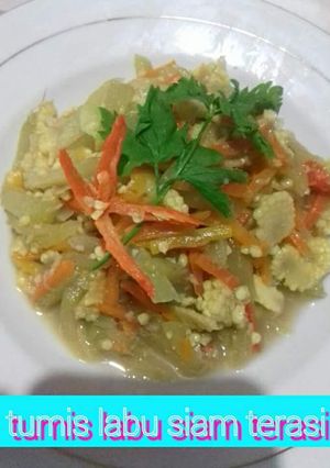 Foto resep Labu siam tumis terasi