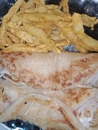 Easy Ways Prepare|Recipe} Chicken tikka Paratha Roll, Appealing