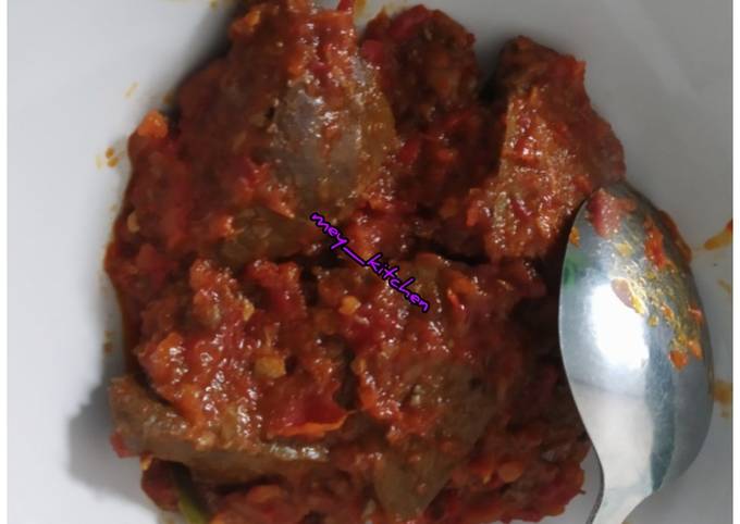Bagaimana Membuat Sambal goreng hati sapi yang Menggugah Selera
