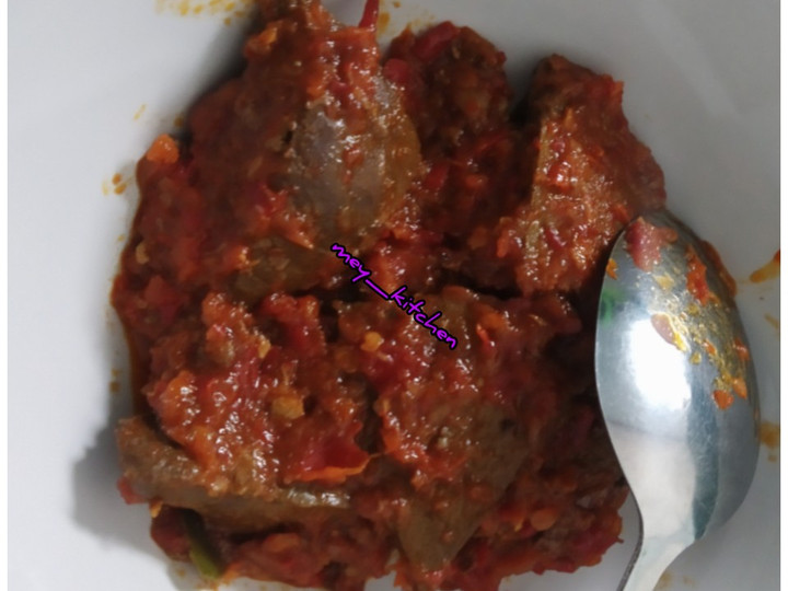 Langkah Mudah untuk Menyiapkan Sambal goreng hati sapi, Enak Banget