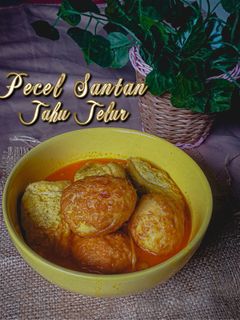 Foto resep Pecel Santan Tahu Telur