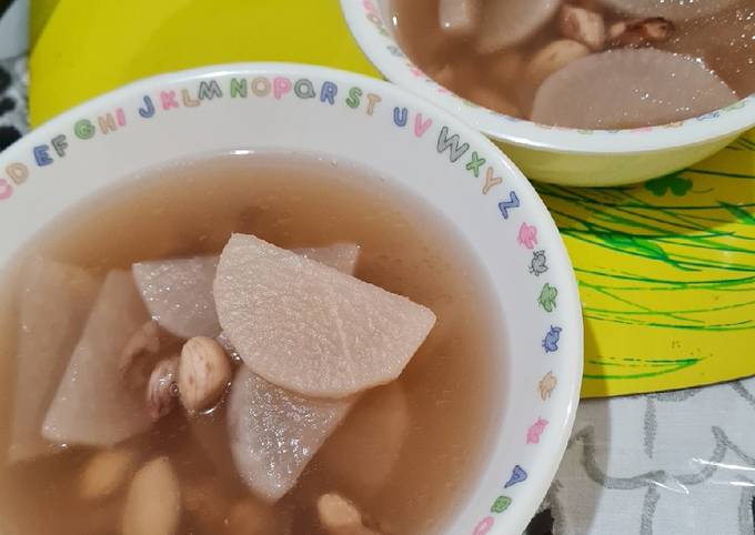 Kids Menu: Sup Lobak Kacang Tanah