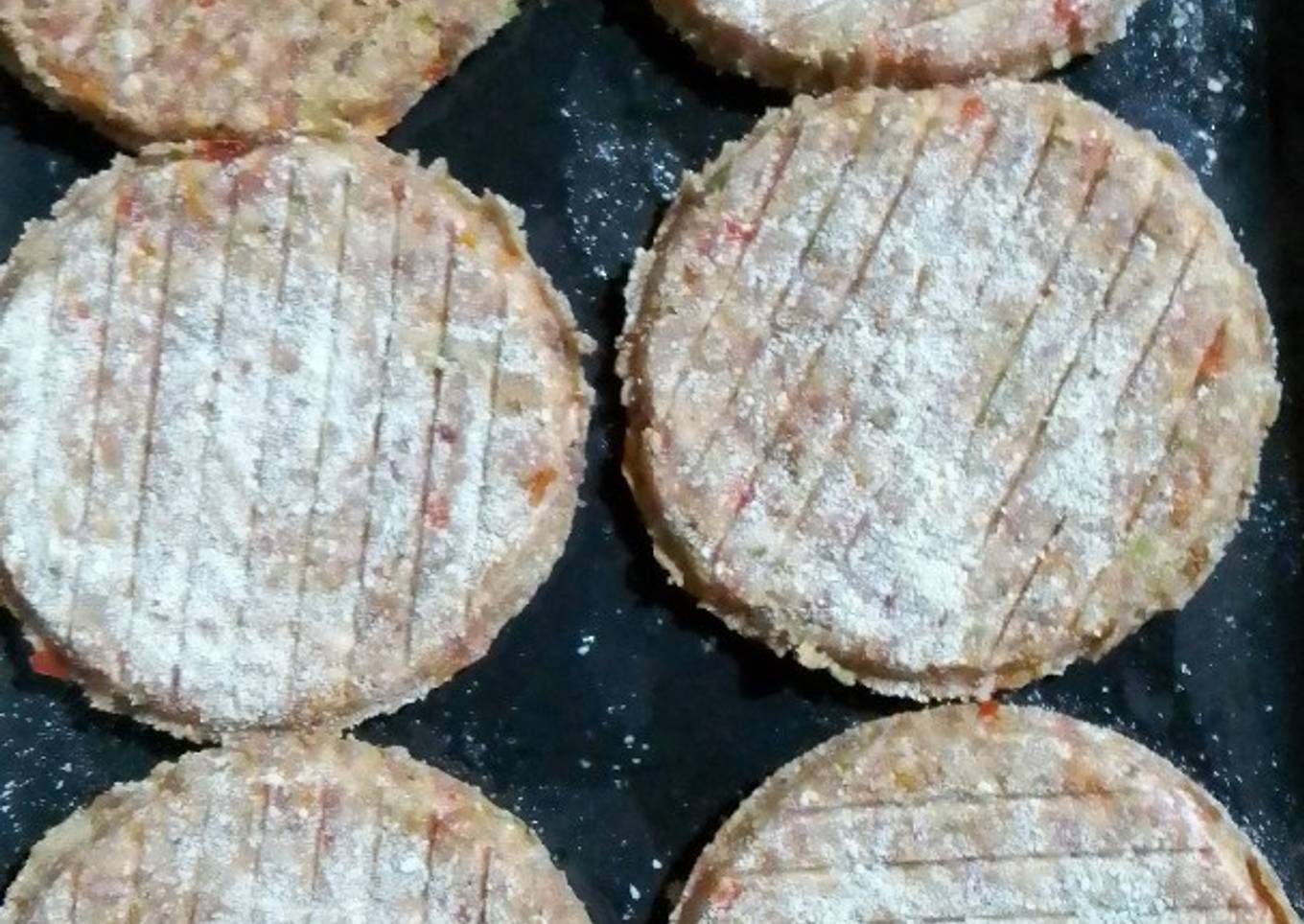 Hamburguesas de cerdo caseras