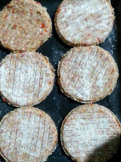 Una foto de Hamburguesas de cerdo caseras
