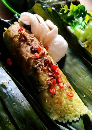 Foto resep Nasi Bakar Ayam Pedas