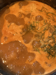 A picture of California Farm Tomato Beef Soup.