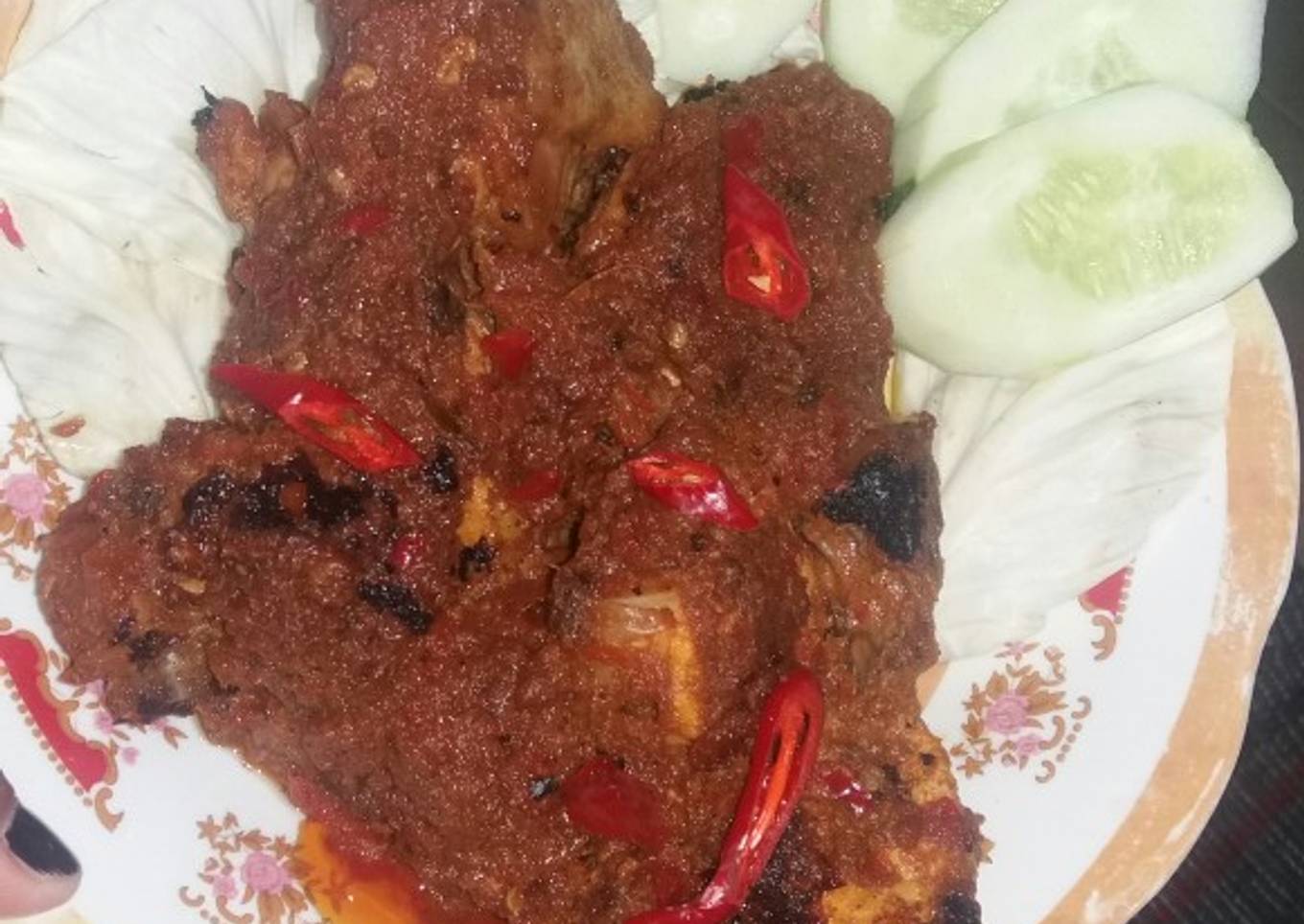 Ayam Panggang Teflon pedas