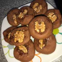 Una foto de Galletas nocilla y nueces