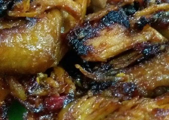 Ayam ungkep bakar (darurat) enak