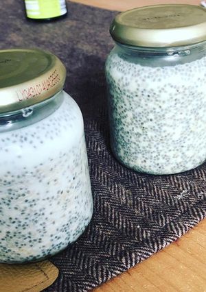 Foto resep Overnight oatmeal chia seeds puding