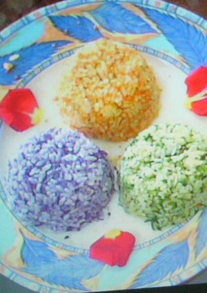 三色飯 的食譜成品照片