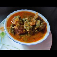 A picture of Palak gosht.