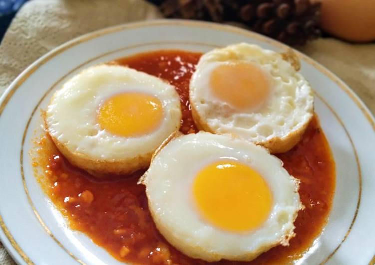Bagaimana Menyiapkan Telur ceplok sambal terasi🥚 Anti Gagal