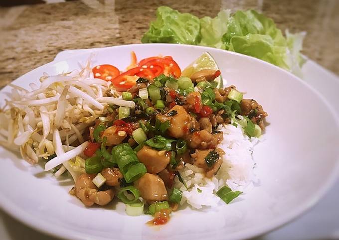 Thai basil chicken