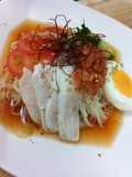 Cold Somen Noodles Korean-Style with Ramen Soup Base