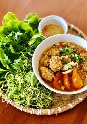 Hình của món Bún riêu Tôm 🦐 🍅 ngon khó cưỡng.