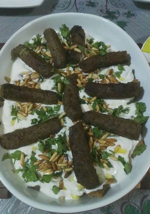 صورة لوصفة فتة الكباب المشوي
