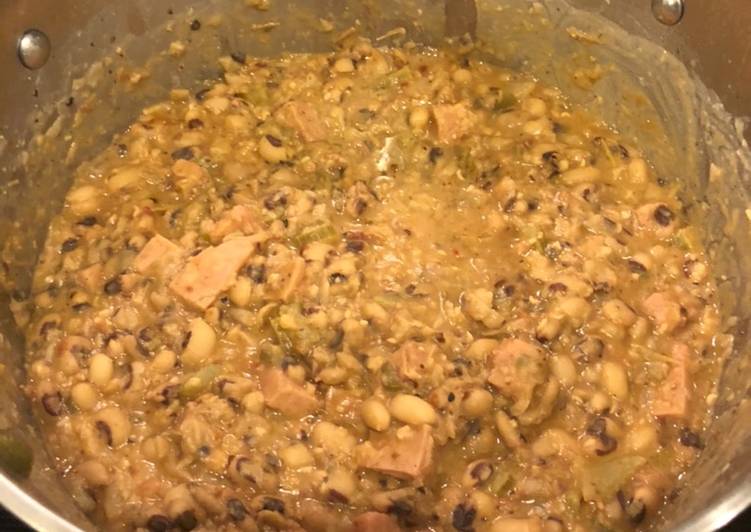 Recipe of Super Quick Hutch’s Black-Eyed peas