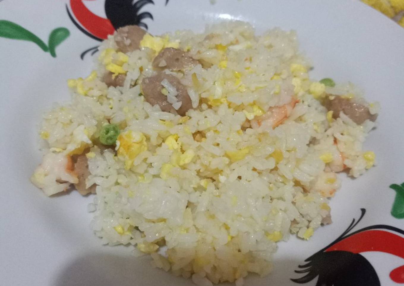 Nasi goreng bakso udang