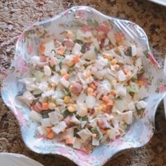 A picture of Vegetable salad.