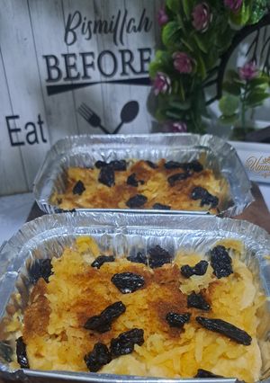 Foto resep Setup roti apel, Puding Roti (Apple Bread Pudding)