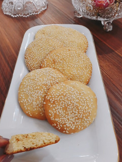 عکسی از دستور کلوچه کنجدی