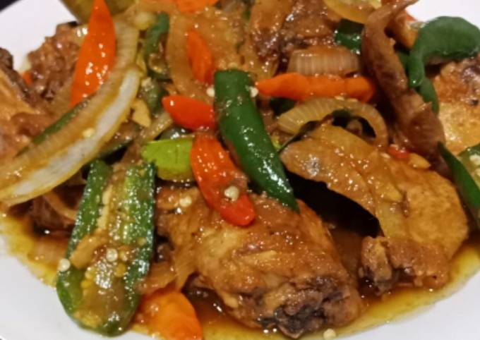 Cara Membuat Ayam kecap pedas Menu Enak