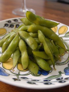A picture of Salted Boiled Edamame.