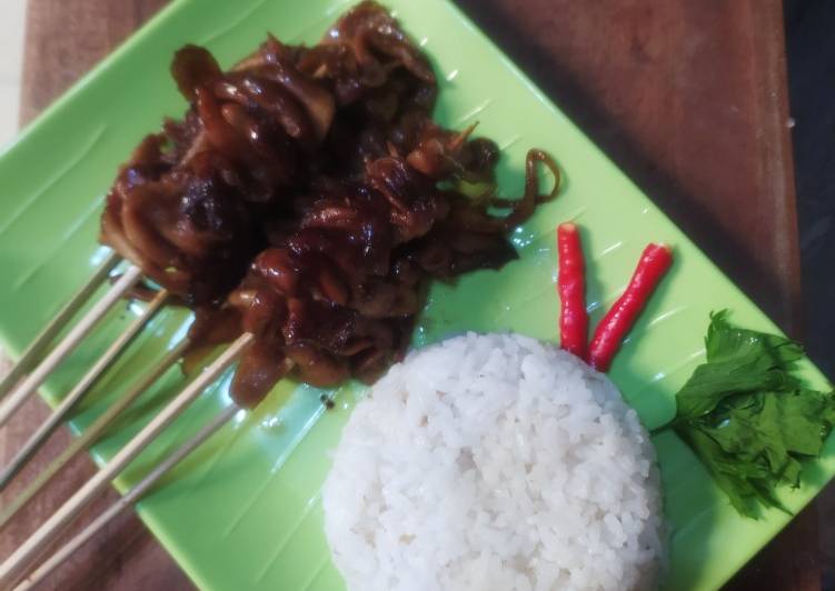 Resep Sate jamur tiram | Cara Bikin Sate jamur tiram Yang Anti Gagal