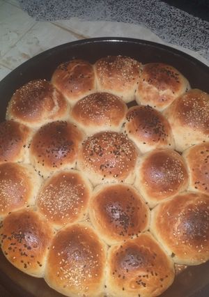 صورة لوصفة خبز محشي على شكل عش النحلة