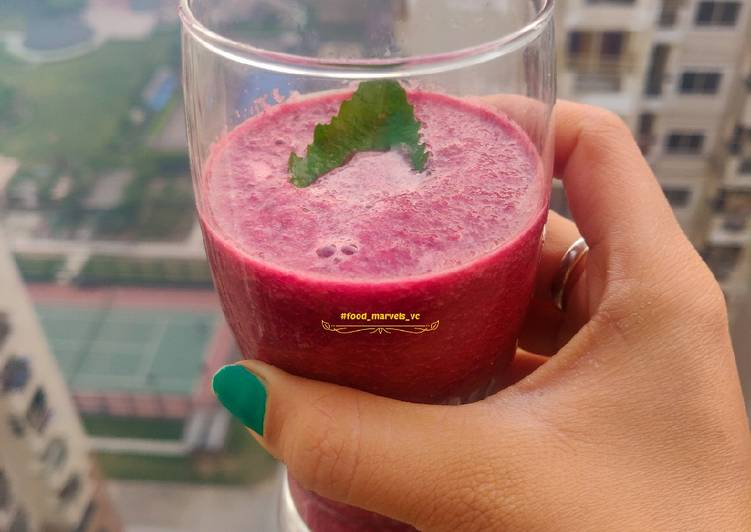 Beetroot Spinach tangy Smoothie