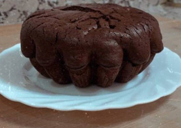 Bizcocho chocolate sin harina ni azúcar
