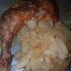 Una foto de Pollo al horno