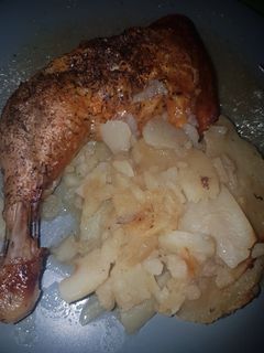 Una foto de Pollo al horno